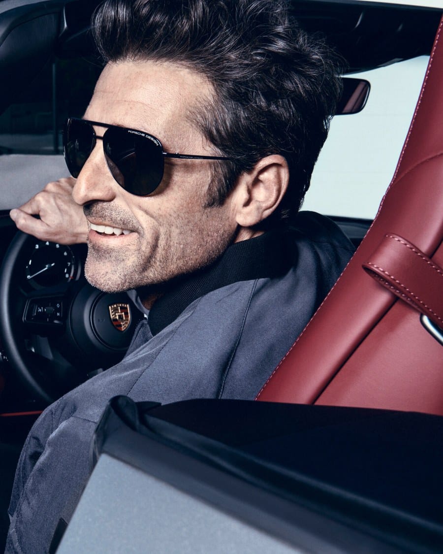 צילום קמפיין של משקפי Porsche Design