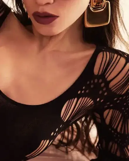צילום קמפיין של משקפי Saint Laurent