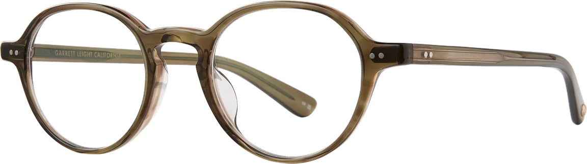 משקפי ראייה Garrett Leight LOMA בצבע הוואנה זית (תמונה 1 מתוך 3)