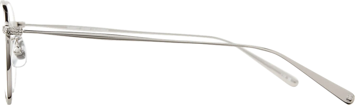 משקפי ראייה Garrett Leight WILLIAM בצבע כסף (תמונה 3 מתוך 3)