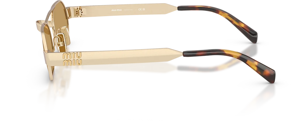 משקפי שמש Miu Miu MU B52S בצבע חום (תמונה 3 מתוך 3)