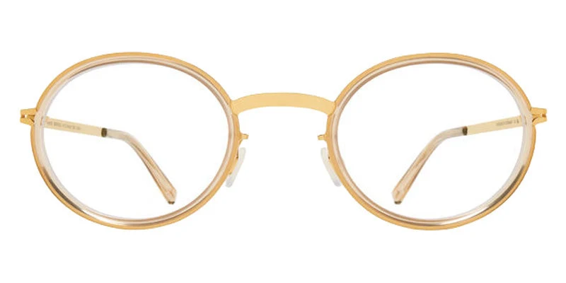 משקפי ראייה MYKITA BERTHOLD בצבע זהב מבריק / בז' מדברי (תמונה 1 מתוך 2)