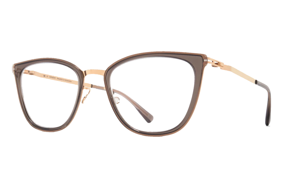 משקפי ראייה MYKITA JADA בצבע זהב שמפניה / אפור שקוף