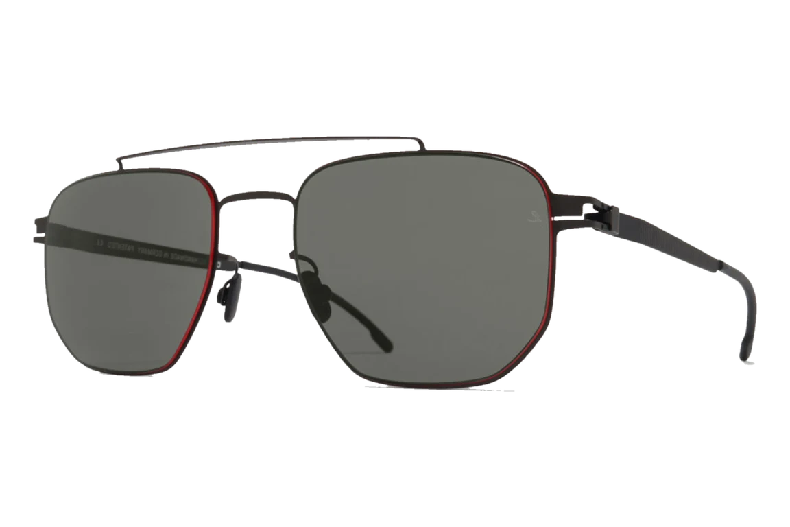 משקפי שמש MYKITA ML05 בצבע שחור, עדשות Leica אפורות מקוטבות