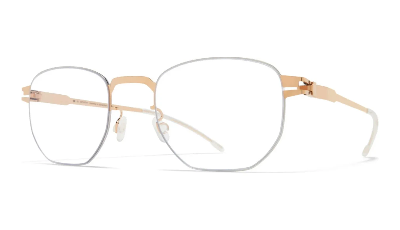משקפי ראייה MYKITA ROSCOE בצבע כסף / זהב שמפניה (תמונה 2 מתוך 2)
