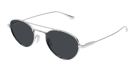 משקפי שמש Saint Laurent SL 97 בצבע כסף, עדשות אפורות