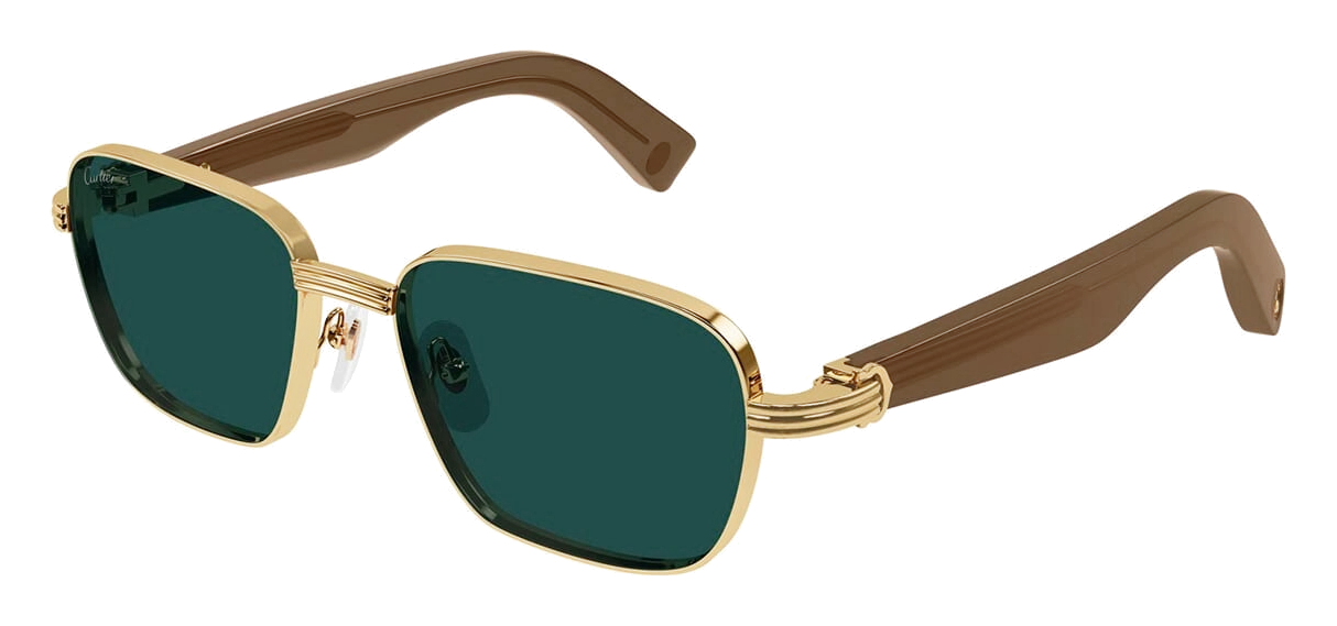 Cartier CT0538S, זהב ועדשות ירוקות